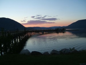 Sunset in the Shuswap